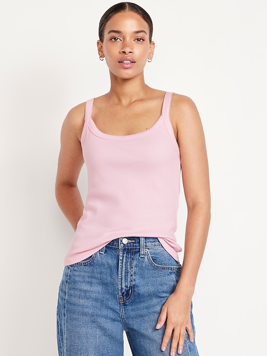 Image number 1 showing, 90&amp;#39;s Ribbed Tank Top