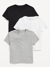 Image number 1 showing, Short-Sleeve T-Shirt 3-Pack for Toddler Boys