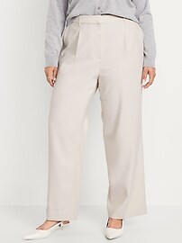Extra High-Waisted Taylor Wide-Leg Trouser Pants