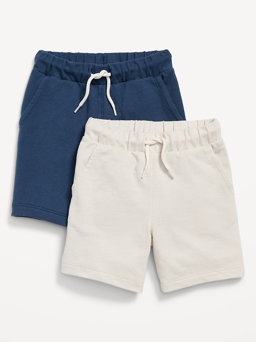 View large product image 1 of 1. French-Terry Jogger Shorts 2-Pack for Toddler Boys