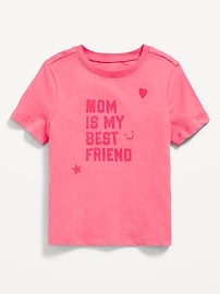 Image number 1 showing, Short-Sleeve Graphic T-Shirt for Toddler Girls
