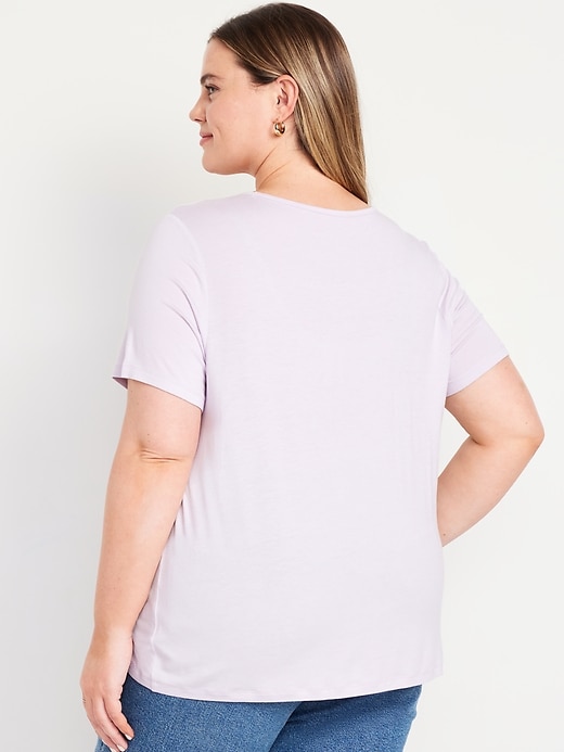 Image number 5 showing, Luxe V-Neck T-Shirt