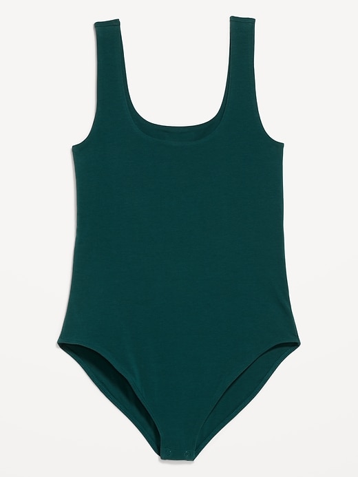 Image number 4 showing, Double-Layer Scoop-Neck Bodysuit