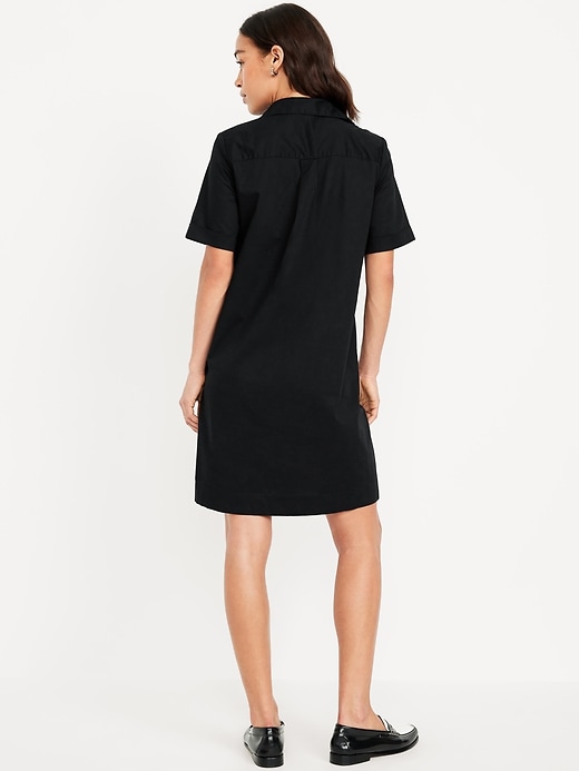 Image number 2 showing, Button-Down Mini Shirt Dress