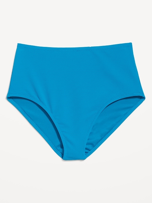 Image number 4 showing, High-Waisted Bikini Swim Bottoms