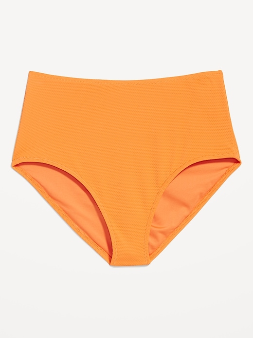 Image number 4 showing, High-Waisted Bikini Swim Bottoms