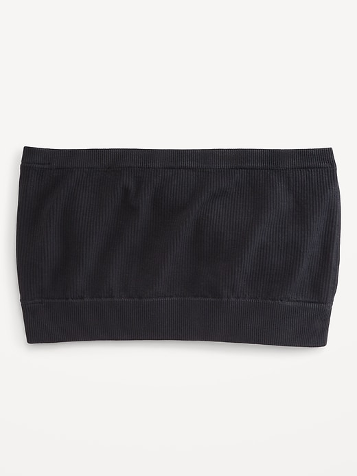 Image number 4 showing, Seamless Ribbed Longline Bandeau Bra
