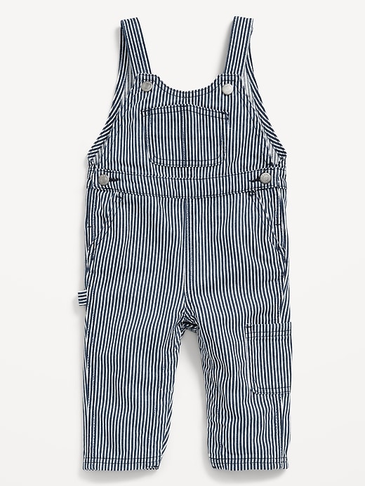 View large product image 2 of 2. Printed Carpenter Twill Overalls for Baby