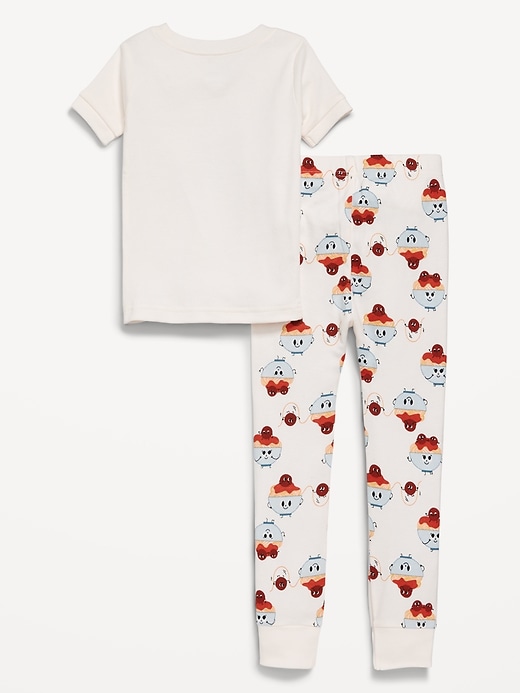 View large product image 2 of 2. Unisex Printed Snug-Fit Pajama Set for Toddler &amp; Baby