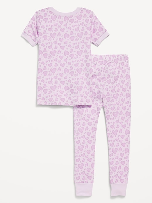 View large product image 2 of 2. Printed Snug-Fit Pajama Set for Toddler Girls