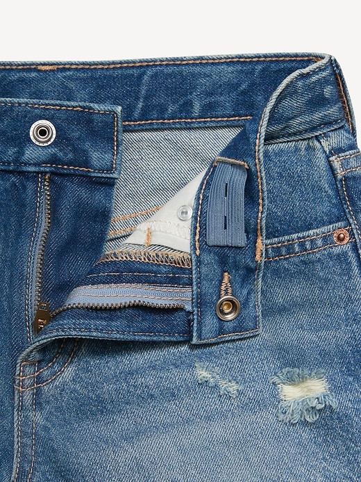 Image number 5 showing, High-Waisted Ripped Frayed-Hem Jean Shorts for Girls