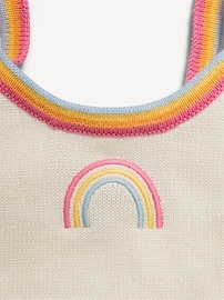 View large product image 4 of 4. Embroidered Sweater Tank Top for Girls