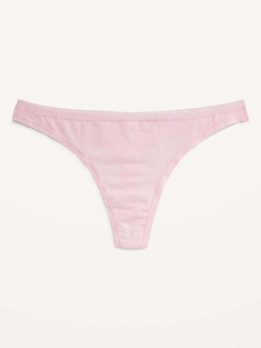 Image number 4 showing, Low-Rise Everyday Cotton Thong