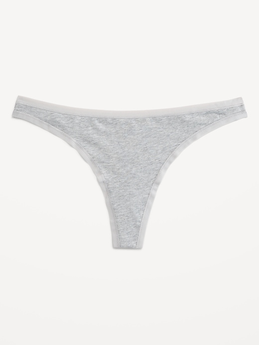 Image number 4 showing, Low-Rise Everyday Cotton Thong