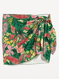 Image number 2 showing, Side-Tie Mini Swim Sarong