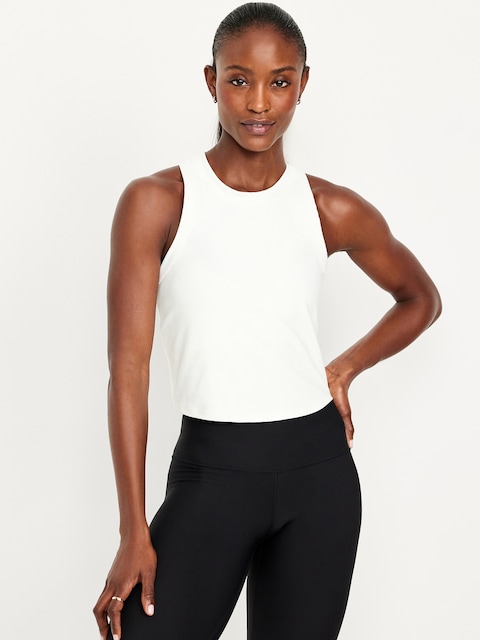 PowerSoft Racerback Tank Top - Magnolia White
