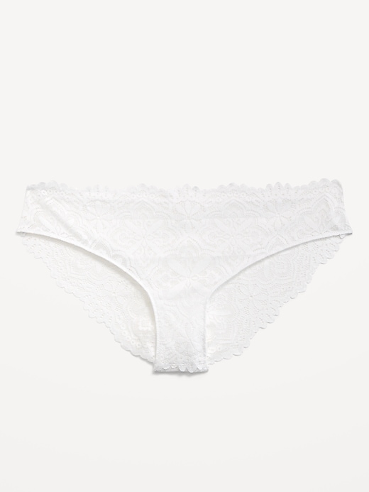 Image number 3 showing, Mid-Rise Lace Bikini Underwear
