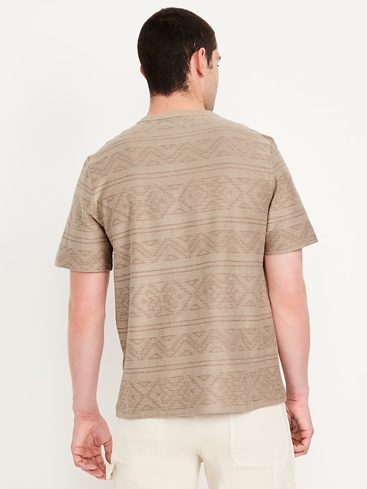 Image number 2 showing, Textured Jacquard T-Shirt