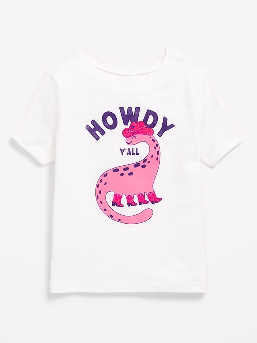 View large product image 1 of 1. Short-Sleeve Graphic T-Shirt for Toddler Girls