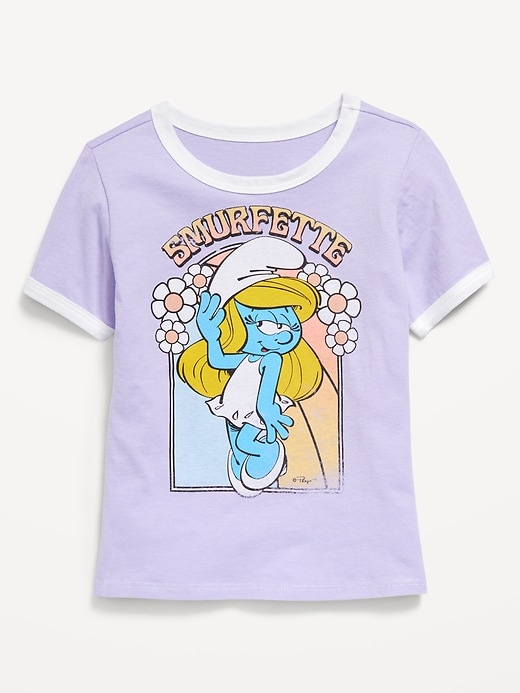 Image number 3 showing, The Smurfs™ Ringer Graphic T-Shirt for Girls