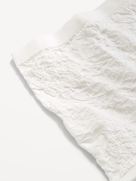 Image number 4 showing, Mid-Rise Seamless Lace Boyshort Underwear