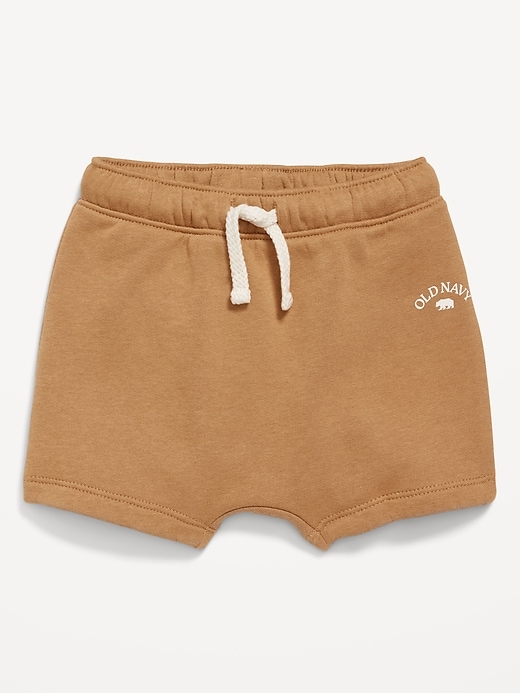 View large product image 1 of 2. Logo-Graphic Fleece Shorts for Baby