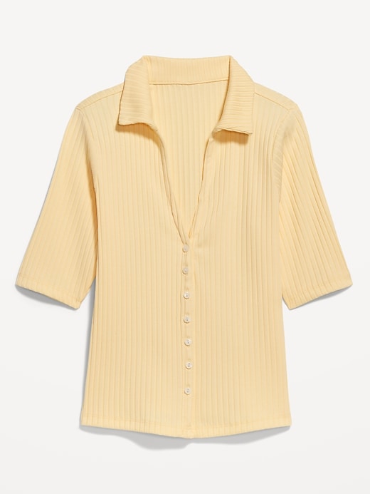 Image number 6 showing, Ribbed Button-Down Polo