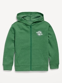 Image number 2 showing, Fleece Zip-Front Hoodie for Boys