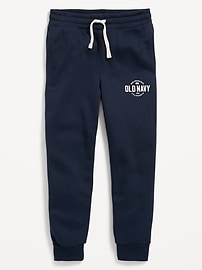 Image number 1 showing, Gender-Neutral Logo-Graphic Jogger Sweatpants for Kids