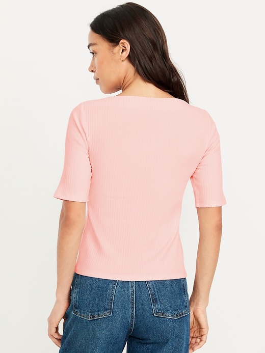 Image number 2 showing, Ribbed T-Shirt