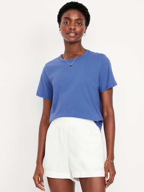 EveryWear Crew-Neck T-Shirt - Medium Blue Pigment