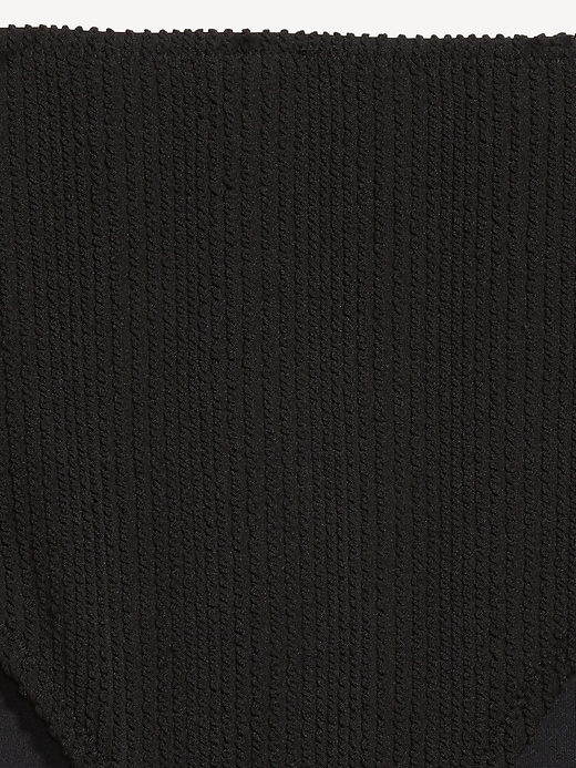 Image number 9 showing, High-Waisted Ribbed Bikini Swim Bottoms