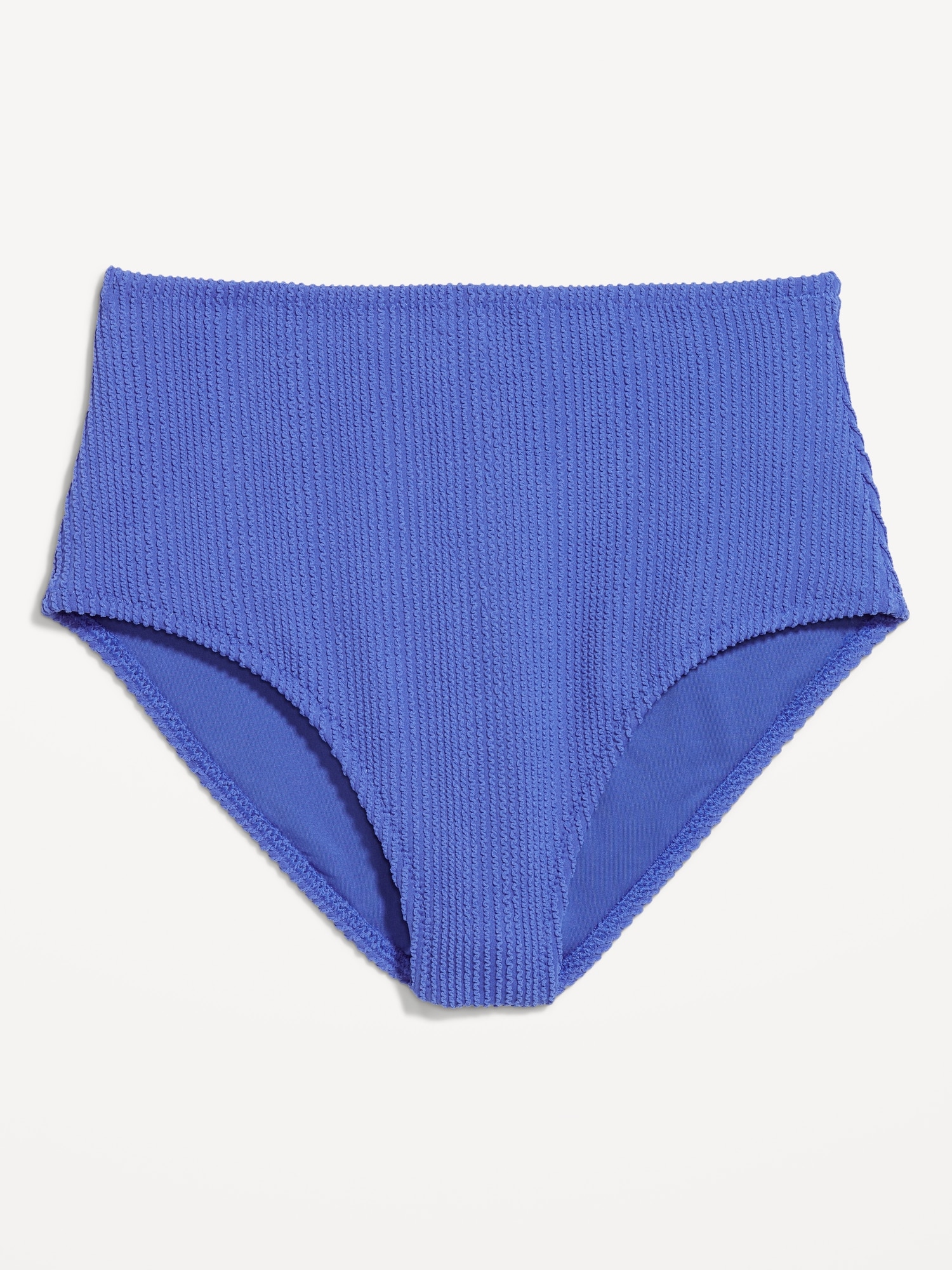 Низ бикини Matte, высокая посадка — Old Navy, цвет: Синий — фото 4
