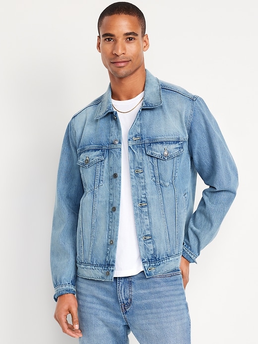 Image number 1 showing, Jean Trucker Jacket