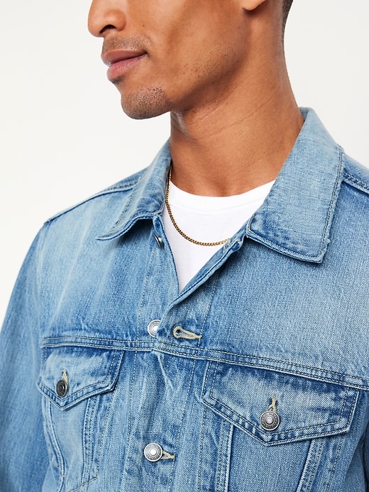 Image number 6 showing, Jean Trucker Jacket