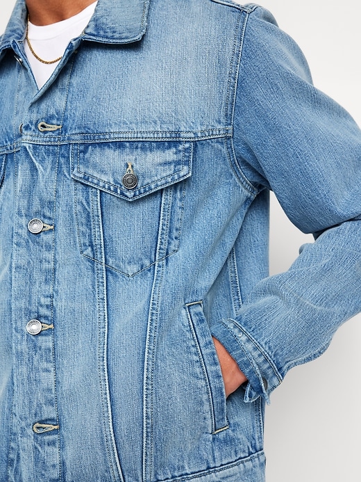 Image number 4 showing, Jean Trucker Jacket