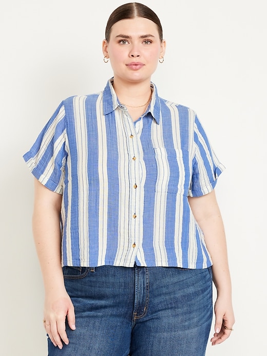 Image number 5 showing, Button-Down Striped Shirt