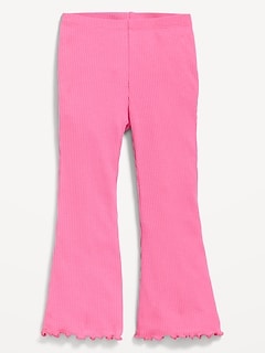 Ribbed Flare-Leg Leggings for Toddler Girls