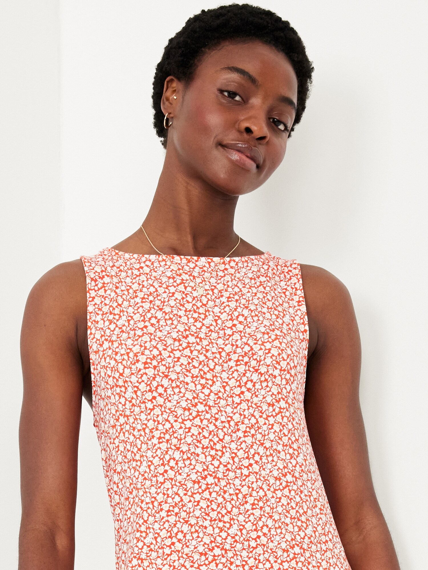 Женское платье Old Navy Sleeveless Mini Swing, цвет: Красный — фото 3