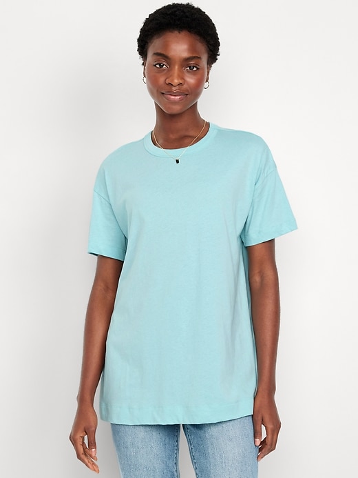 Image number 1 showing, Oversized EveryWear Tunic T-Shirt