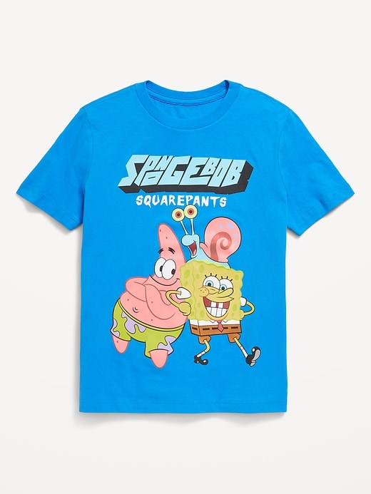 View large product image 1 of 2. SpongeBob SquarePants™ Gender-Neutral Graphic T-Shirt for Kids