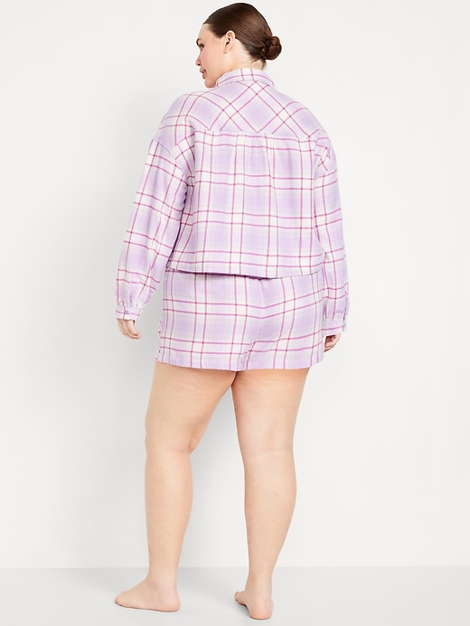 Image number 7 showing, Flannel Pajama Short Set