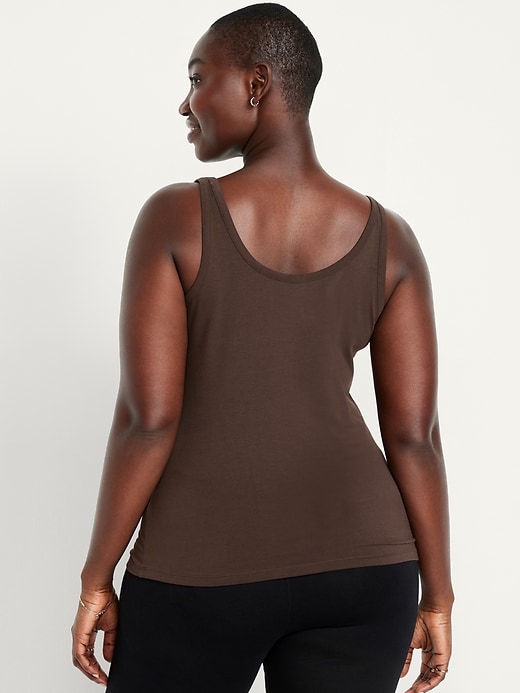 Image number 6 showing, First-Layer Scoop-Neck Tank Top