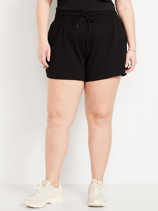 Image number 8 showing, Extra High-Waisted Dynamic Fleece Shorts