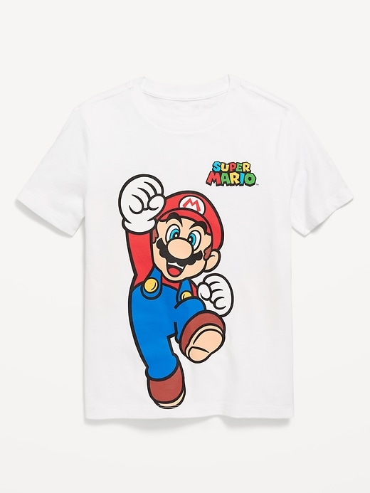 View large product image 1 of 1. Super Mario™ Gender-Neutral Graphic T-Shirt for Kids