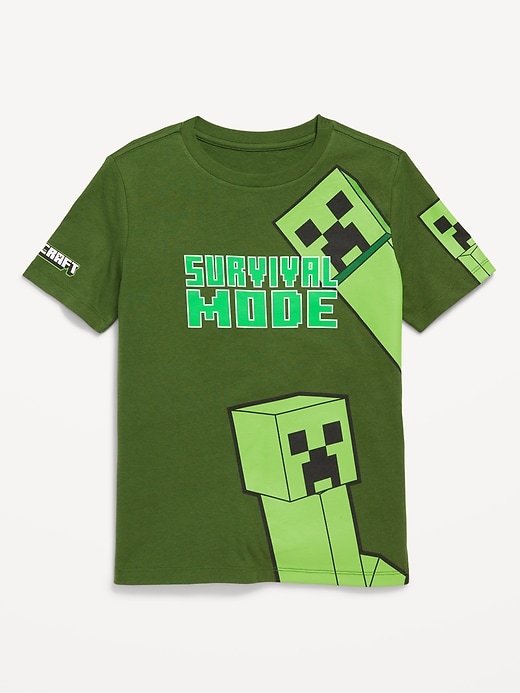 View large product image 1 of 1. Minecraft™ Gender-Neutral Graphic T-Shirt for Kids