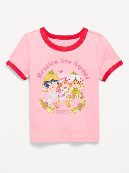 Image number 3 showing, Strawberry Shortcake™ Ringer Graphic T-Shirt for Girls