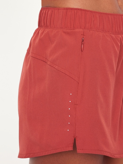 Image number 3 showing, Mid-Rise StretchTech Run Shorts -- 4-inch inseam