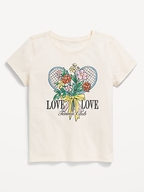 Image number 1 showing, Short-Sleeve Graphic T-Shirt for Girls