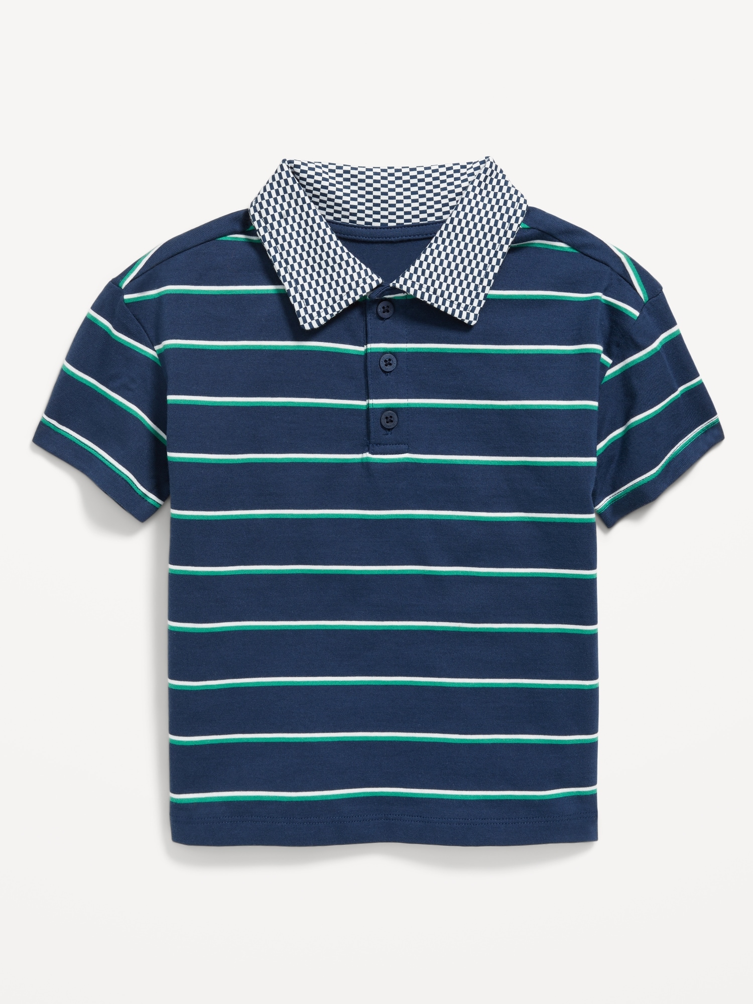 Short-Sleeve Jersey-Knit Polo Shirt for Toddler Boys